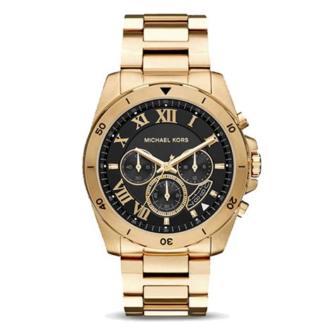 michael kors black and gold mens watch|michael kors camille gold watch.